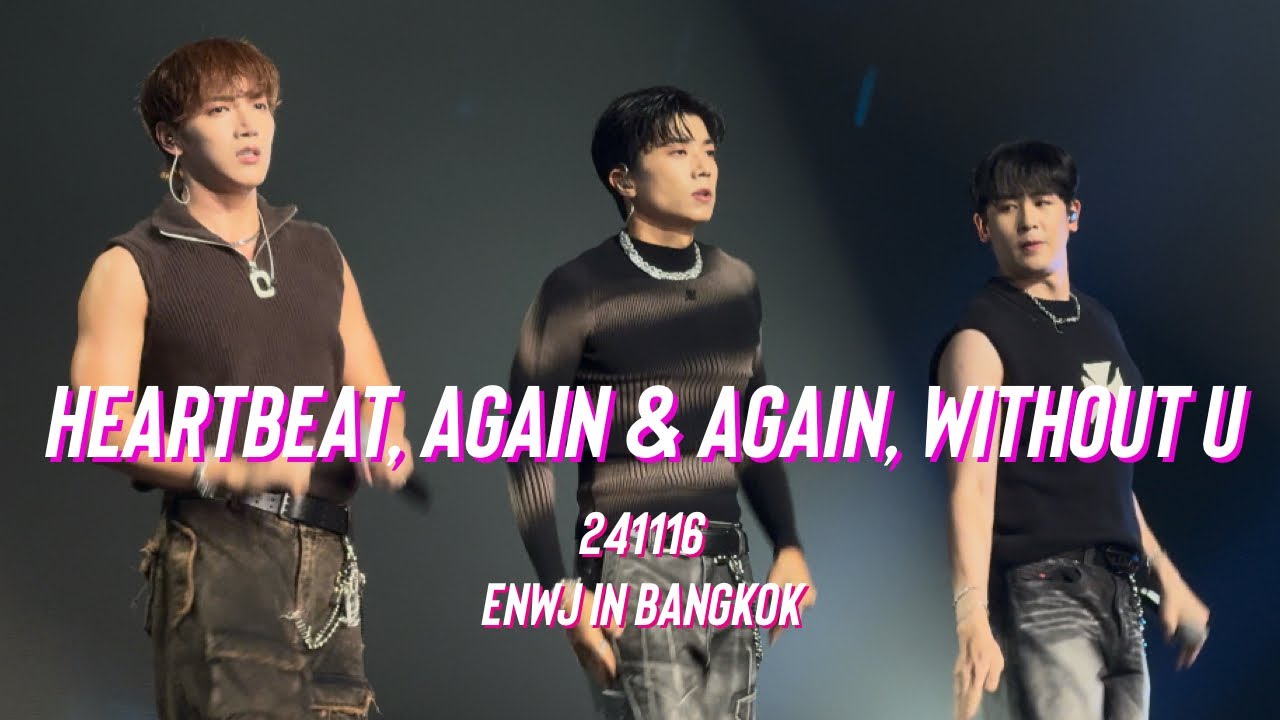 [4K] 2PM - Heartbeat, Again & Again, Without U | ENWJ in Bangkok