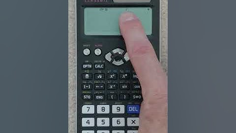 CASIO fx-991EX - Dividing two complex numbers