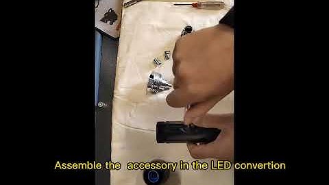 LED convertion for MAglite LED bulb