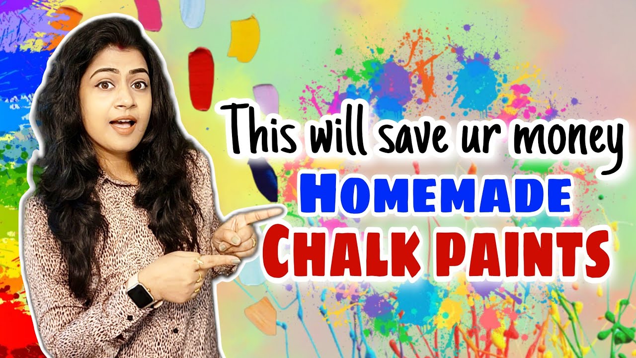 This Homemade chalk paints will save ur lots of money 💰😱 