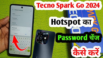 tecno spark go 2024 hotspot password setting | how to change hotspot password tecno spark go 2024