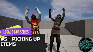 Unreal Engine 5 Split Screen Survival Series #5 Picking up items #unrealengine #ue5