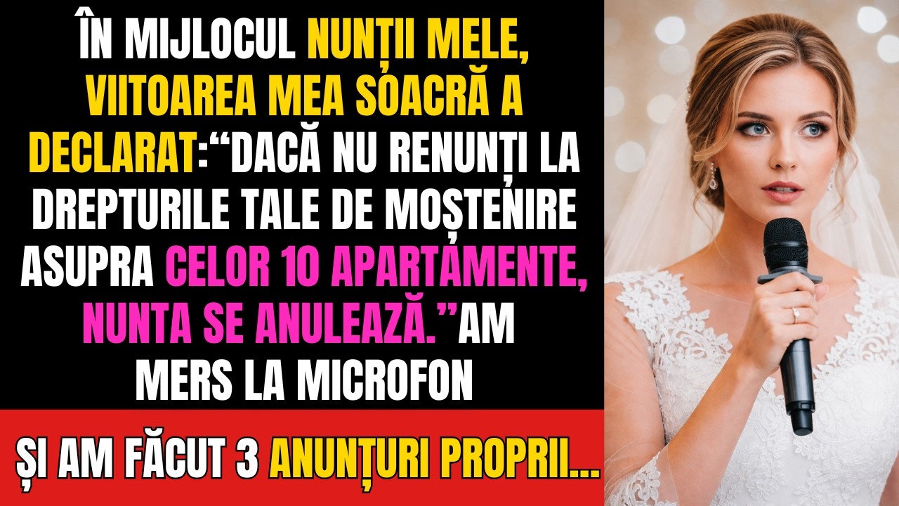 La nuntă ea a spus: