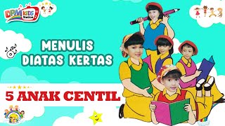 5 Anak Centil - Menulis Diatas Kertas  (Lagu Karaoke Anak)