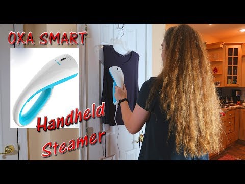 🍀 Oxa Smart HANDHELD STEAMER 🦋TRAVEL GARMENT CLOTHES STEAMER PRODUCT REVIEW 👈