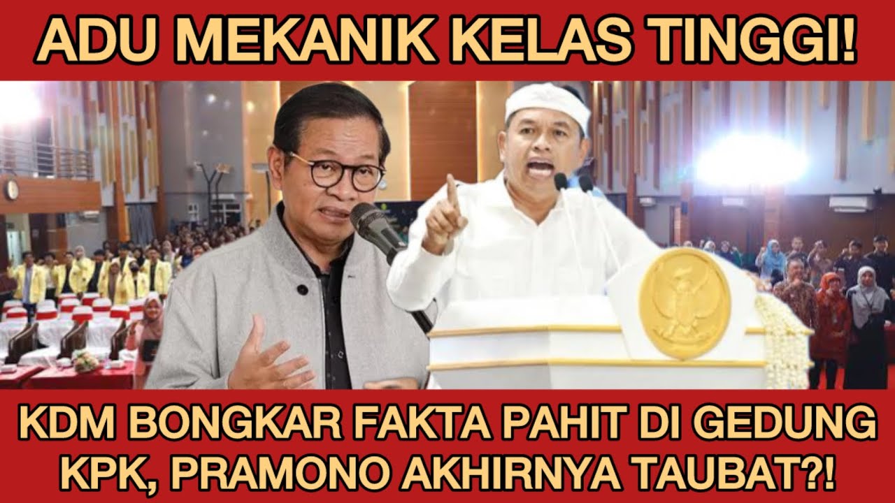 DEBAT PRAM VS KDM 🔥 Kang Dedi Bongkar FAKTA PAHIT di Hadapan Pramono Anung! NETIZEN HEBOH!!