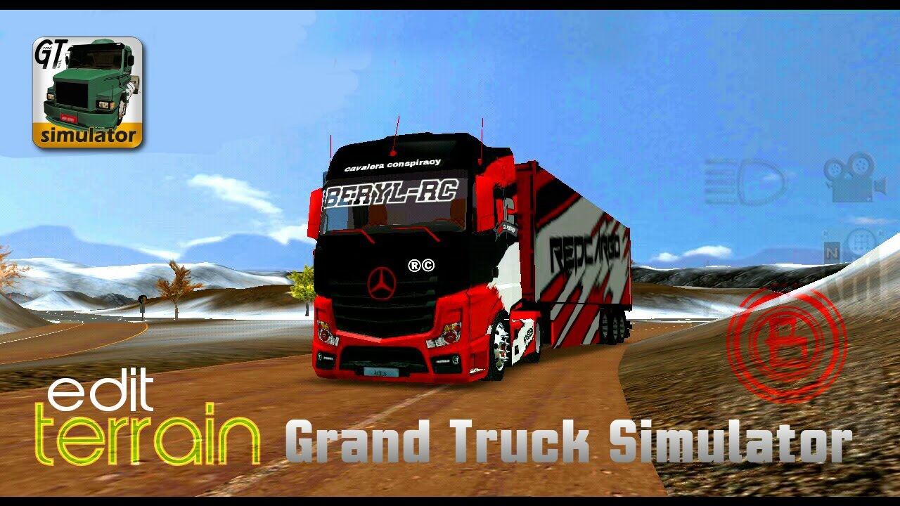 Grand Truck Simulator Edit Skin Terrain Youtube