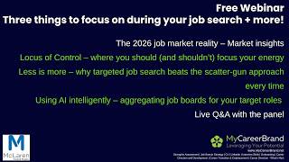 Three things you need to focus on in your job search + AI