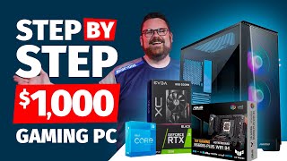 The Ultimate $1000 PC Build! Step-by-Step Guide + Benchmarks (2022 Edition) | Robeytech
