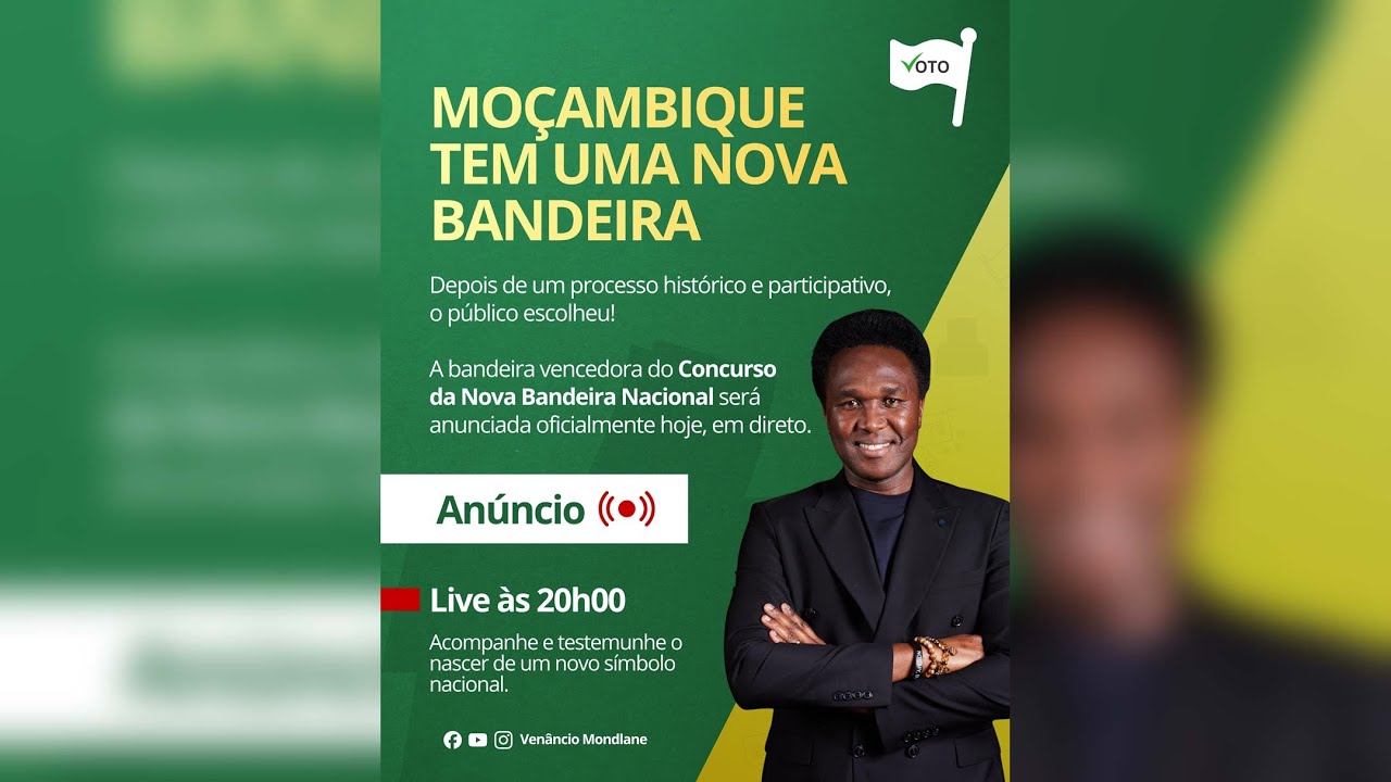 MOÇAMBIQUE TEM UMA NOVA BANDEIRA | EM DIRECTO | 12.11.2025