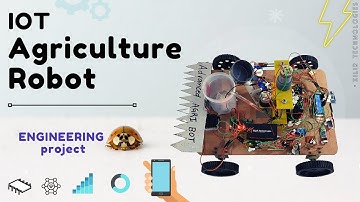 IoT Smart Agriculture Robot using Arduino | Seed Sowing, Water, Pesticides Sprinkler, Ploughing.