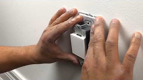 Pop out outlet installation legrand