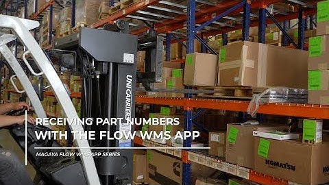 Flow WMS App: Receiving Part Numbers