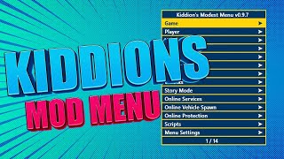[NEW] GTA 5 ONLINE KIDDIONS MOD MENU 0.9.7 FULL SHOWCASE | GTA5 ONLINE 1.64 screenshot 4