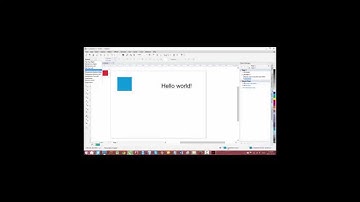 CorelDraw X7 Drop shadow