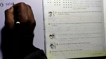 Class 5th Mathematics Exercise 16.1 and 16.2  Patterns.  #Periwinklemathematics