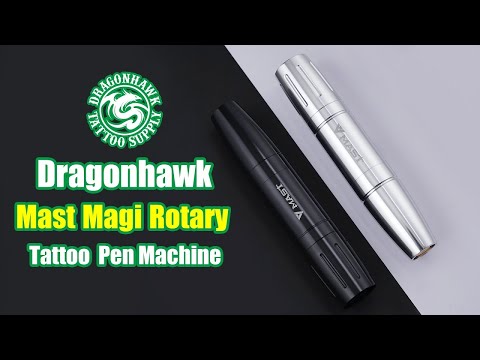 Видео: Машинка для перманентного макияжа DragonHawk Mast Magi Pen, RCA, ход 2–3 мм