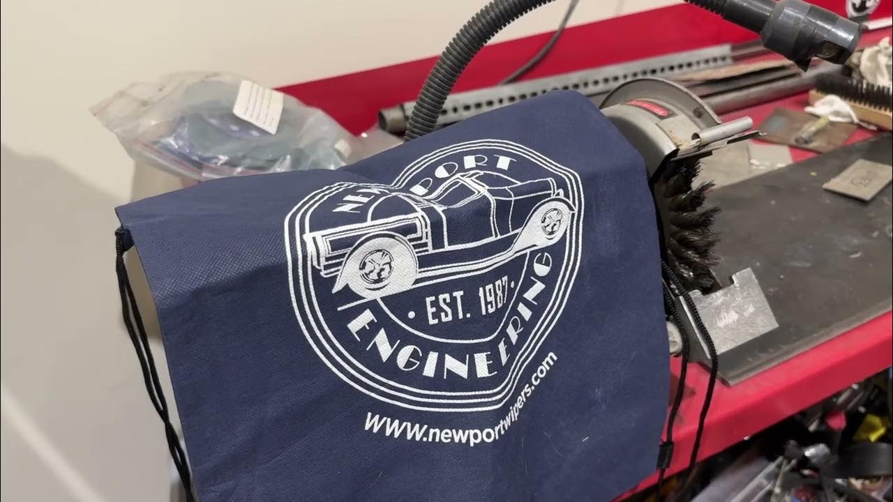 New port engineering wiper motor install - where is Frank? - YouTube