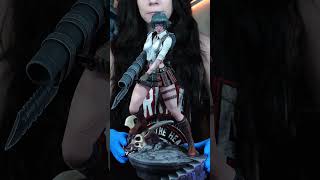 Magnetised statue of Lady from Devil May Cry #modelpainting #3dprinting