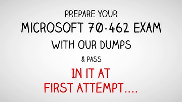 Pass Your Microsoft 70-462 Exam At First Attempt...