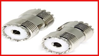 Great product -  UHF Barrel Connector, 10-Pack PL259 Coupler VHF Female to Female Coax Adaptor Coupl