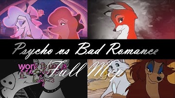 Animash🖤 Psycho Vs Bad romance F/F🖤 FULL Mep