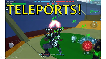 Mine Map with Teleport + Underground flight. War Robots Test Server