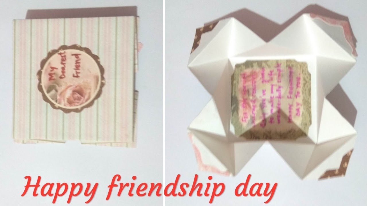 Creative friendship day card