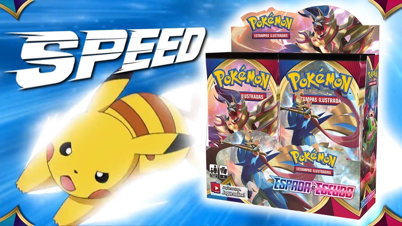 SPEED UNBOXING Booster Box Espada e Escudo - Pokémon TCG - YouTube