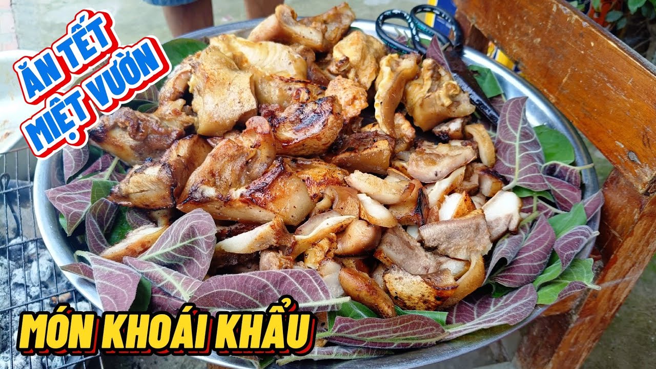 Nướng Da Đầu Heo Náy Ăn Tết Miền Tây Món Khoái Khẩu #trungtinhtv