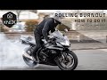 Rolling burnout on a motorcycle - how to do it from Beginner to Intermediate | KNOX