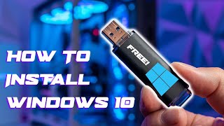 install windows 10 for free from a usb flash drive! (step-by-step complete guide in 2021)