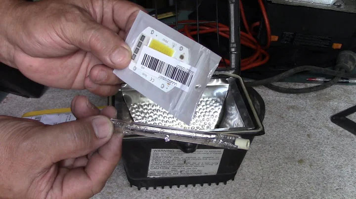 DIY Halogen Floodlight Convert to 50w LED light