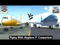 Extreme car driving simulator vs 3d driving class  flying with airplane comparison  best car games