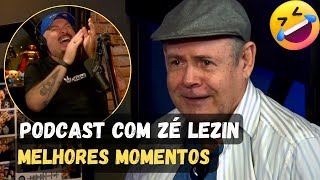 Zé Lezin contando várias piadas no podcast 😂 - Melhores momentos do Ticaracaticast