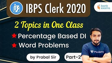 12:00 PM - IBPS Clerk 2020 | Maths by Prabal Lavaniya | 2 Topics in One Class