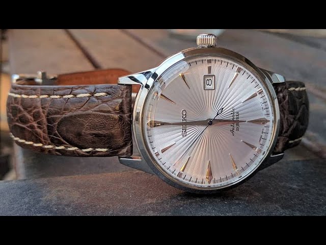 seiko SARB 065 cocktail time dress watch review the srpb43 presage older  brother - YouTube