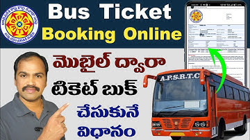 How to Book BUS Tickets Online APSRTC | APSRTC Ticket booking Online | APSRTC