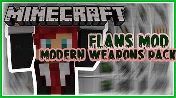 Minecraft Mod Review | Flan`s Mod Modern Weapons Pack