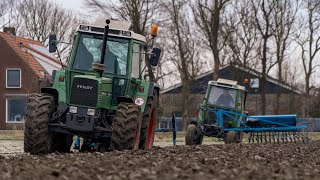 Fresh out of the box Fendt classics ploughing & drilling | Farmer 311 & F360 GT | Pure sound