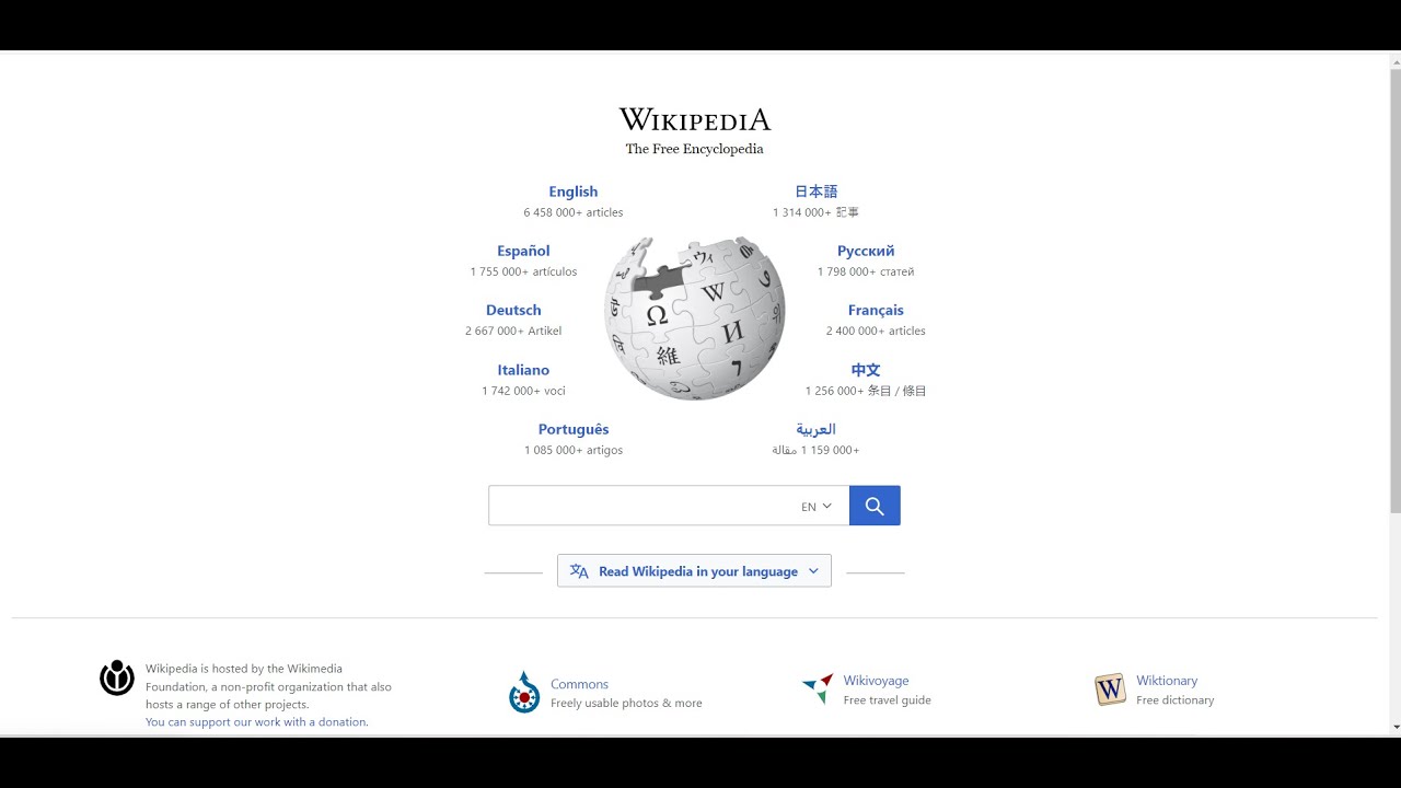 Build a Wikipedia Home Page UI Layout Clone in Browser Using HTML5 ...