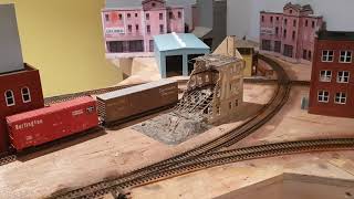 HO Scale Industrial Shelf layout update