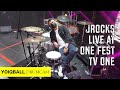 JROCKS LIVE AT ONE FEST TV ONE - YOIQBALL DRUMCAM