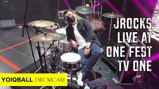 JROCKS LIVE AT ONE FEST TV ONE - YOIQBALL DRUMCAM