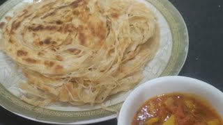 Malabar Paratha Recipe/Parotta Recipe/Soft Layered Parotha / Laccha Paratha /Feni Paratha