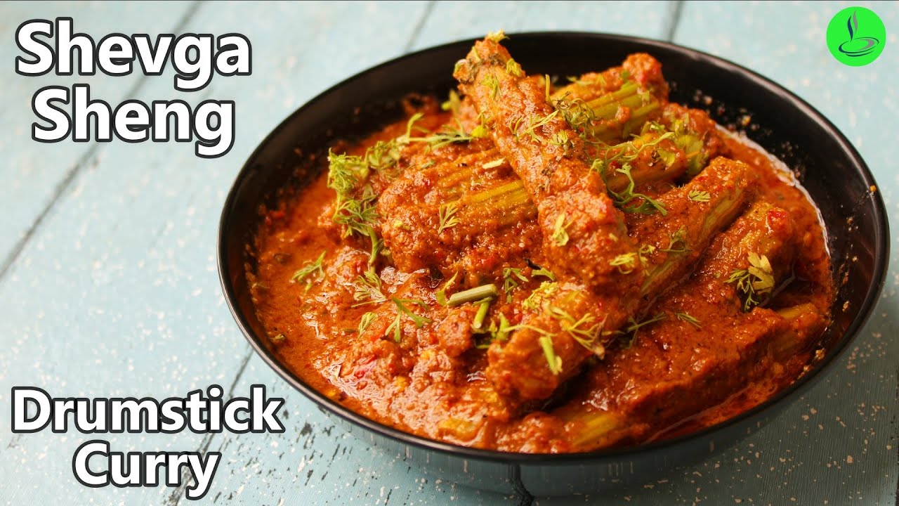 shevga shenga recipe drumstick masala curry shevga sheng bhaji