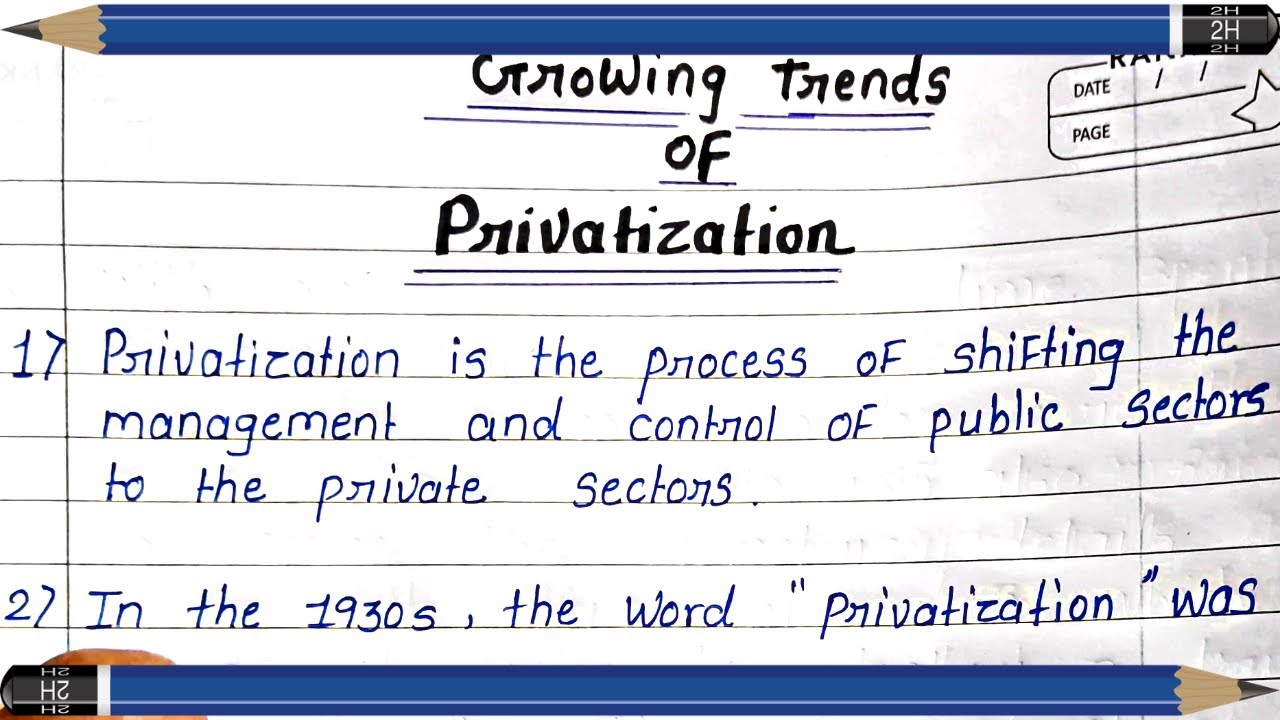 essay on privatisation in 250 words