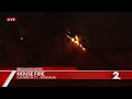 Crews respond to burning home in Vandalia