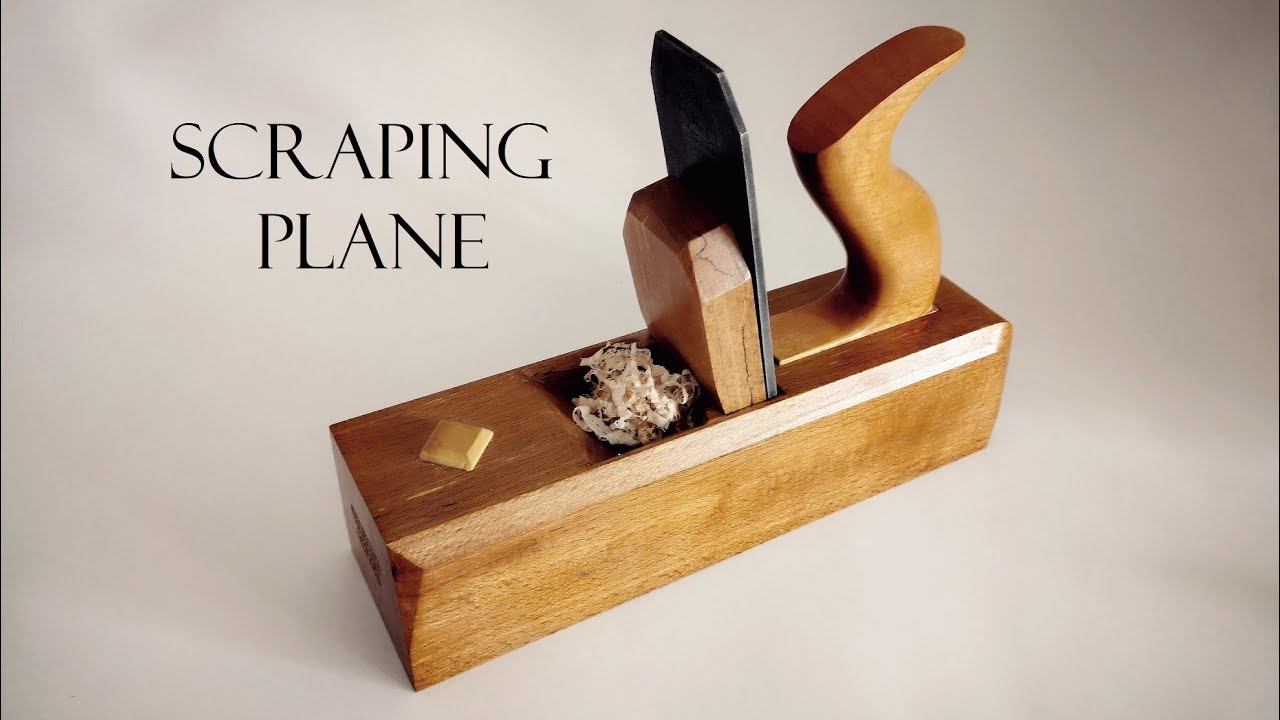 013 Scraping plane - building process. Woodworking - YouTube