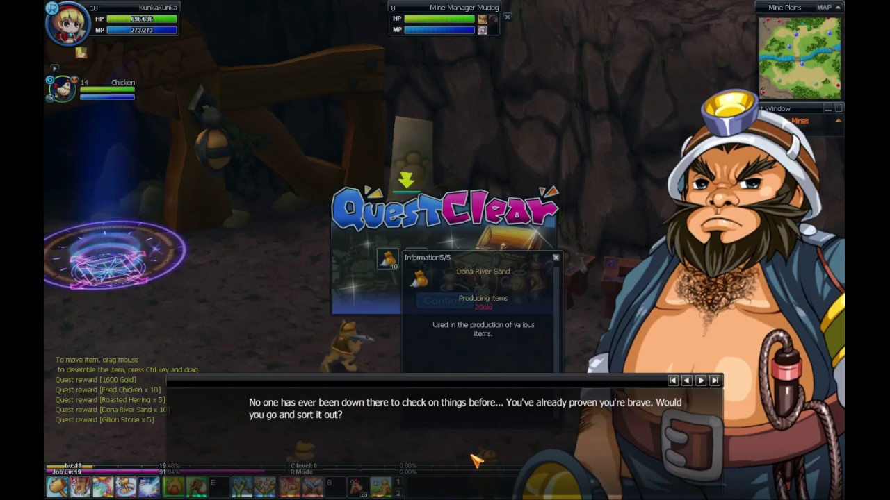 NosTale - Steam version - 2017 HD Gameplay - Part 11 - Kovolt in the Mines